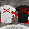 Camiseta Cruz de Borgoña – Manga Corta Algodón Hombre S-3XL