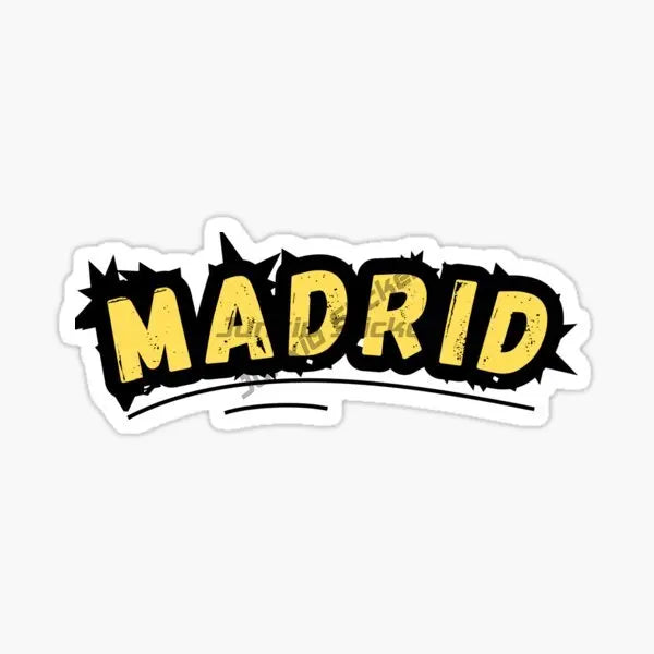 Pegatina Bandera España Madrid – Coche, Moto, Portátil y Más