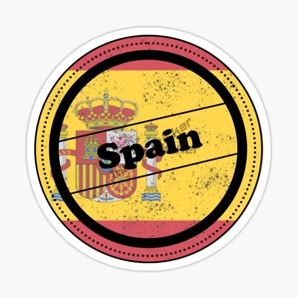 Pegatina Bandera España Madrid – Coche, Moto, Portátil y Más
