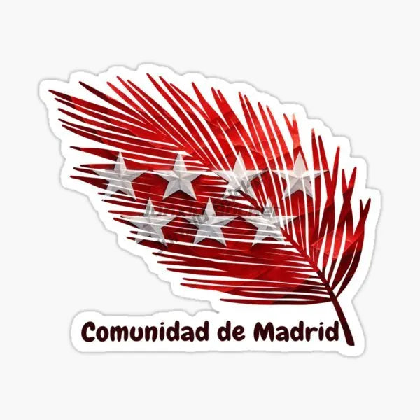 Pegatina Bandera España Madrid – Coche, Moto, Portátil y Más