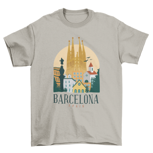 Barcelona Spain t-shirt